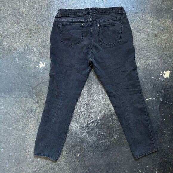 Route 66  Original Clothing Co Women's Skinny Classic Fit Jeans Black Size 10 - Picture 1 of 16
